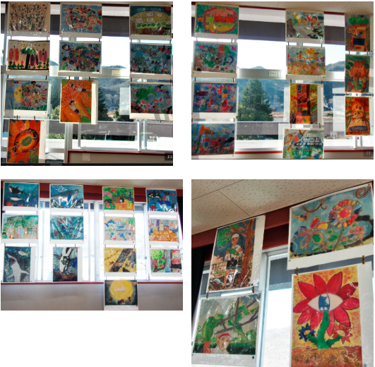 和気小学校の児童の絵